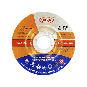Disco de corte de metal WGW Long-Life 115 mm x 6,0 x 22,23 mm 80 m/s Rebarbadora angular portátil de alta dureza 