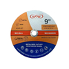 Disco de moagem abrasivo profissional WGW T41-230x3x22.23mm para trabalho em metal e aço inoxidável para uso em rebarbadora 