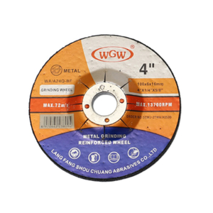 Disco de corte de metal WGW Long-Life 100 mm x 6,0 x 16 mm 80 m/s Rebarbadora angular portátil de alta dureza 