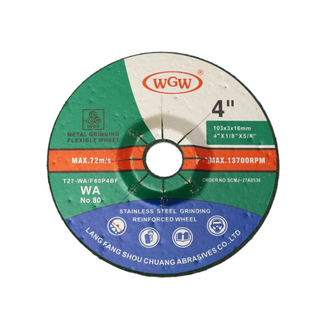 Disco de corte de metal WGW Long-Life 103 mm x 3,0 x 16 mm 80 m/s Rebarbadora angular portátil de alta dureza 
