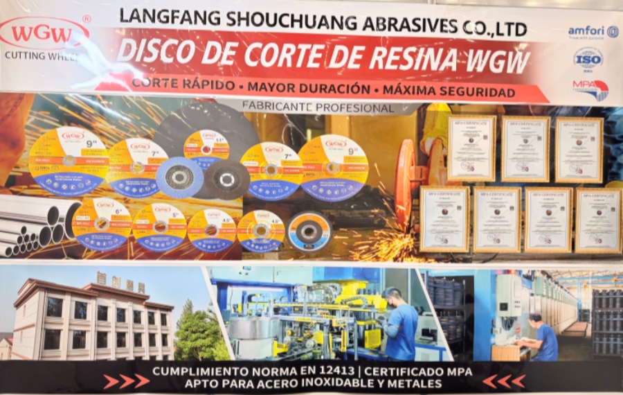 shouchuang abrasivos finalizou com sucesso a Expo Nacional Ferretera em Guadalajara, México